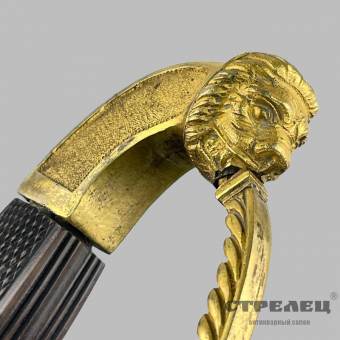картинка — шпага в ножнах французская чиновничья, 19 век